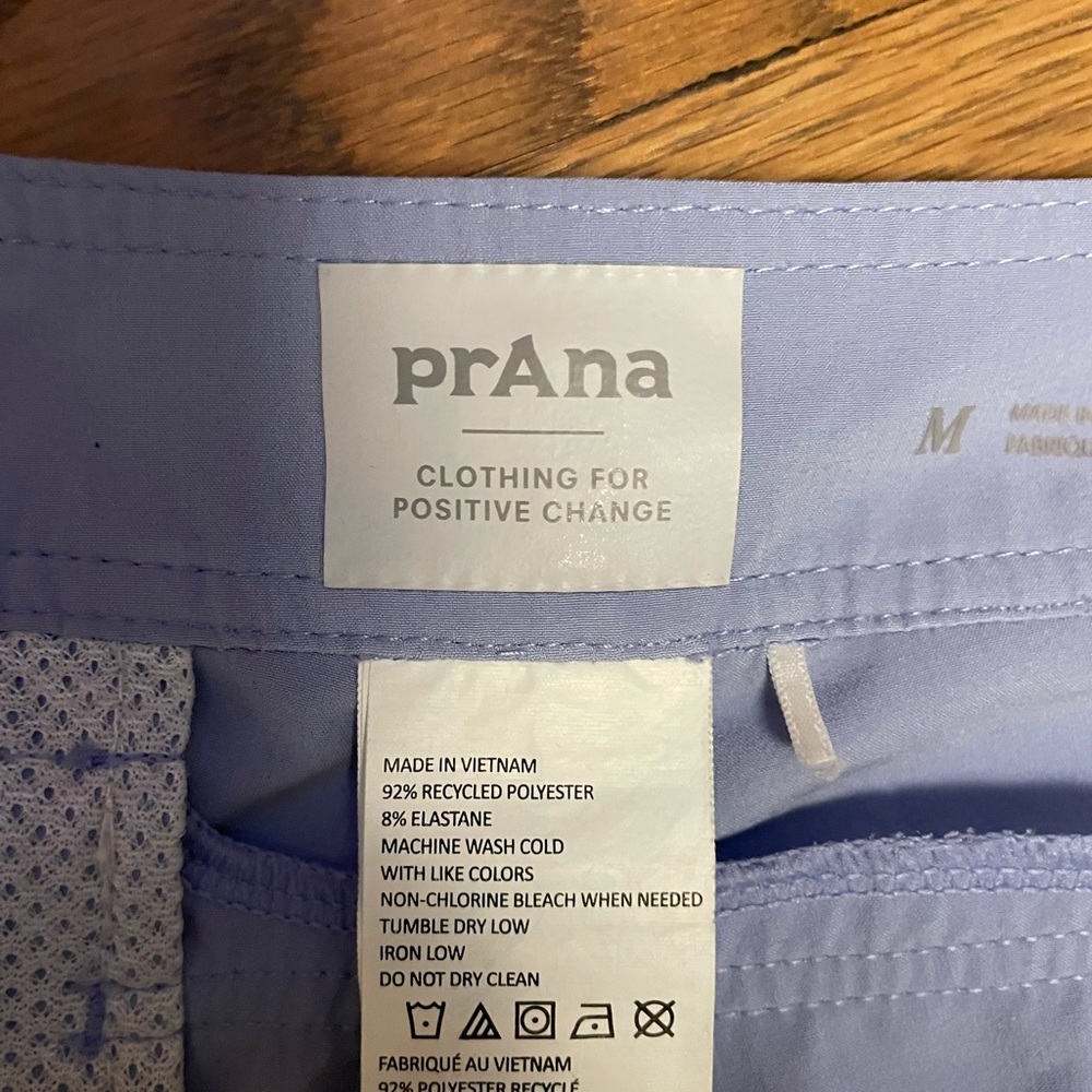 Prana Lavender Activewear Shorts